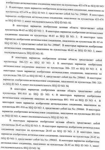 Композиции и способы модуляции экспрессии рецептора фактора роста фибробластов 4 (fgfr4) (патент 2501803)
