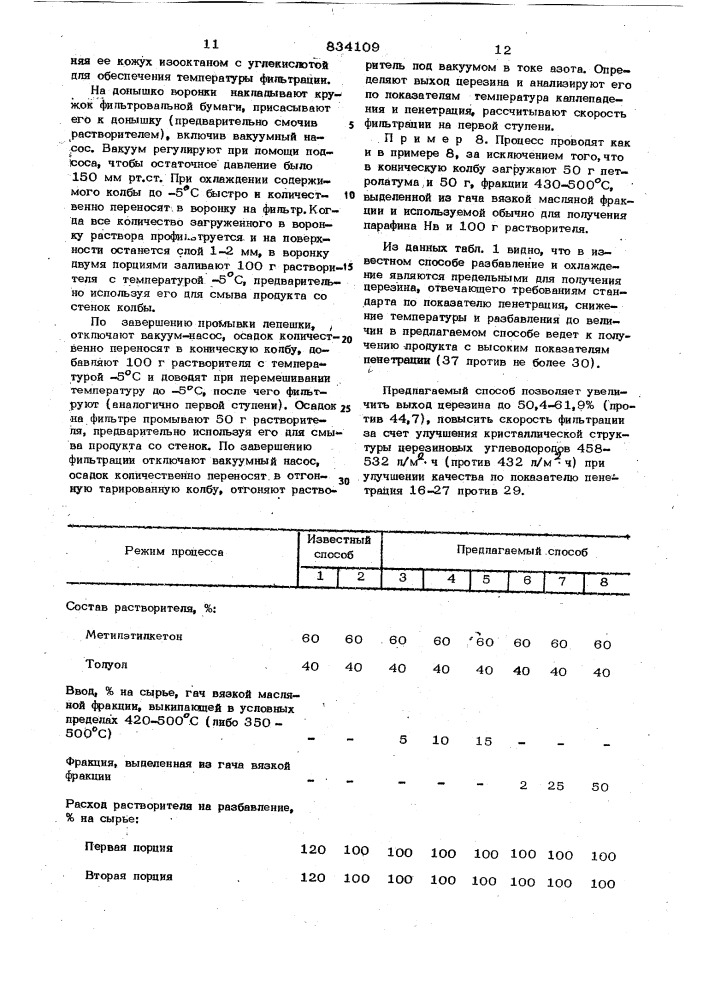 Способ получения церезина (патент 834109)