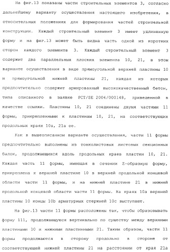 Строительная конструкция, элемент и балка для строительной конструкции, способ нагревания или охлаждения здания (патент 2337216)