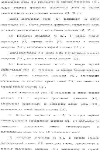 Фотодатчик документов из установленных на поверхности элементов (патент 2488169)