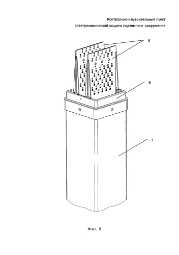 Контрольно-измерительный пункт электрохимической защиты подземного сооружения (патент 2580418)