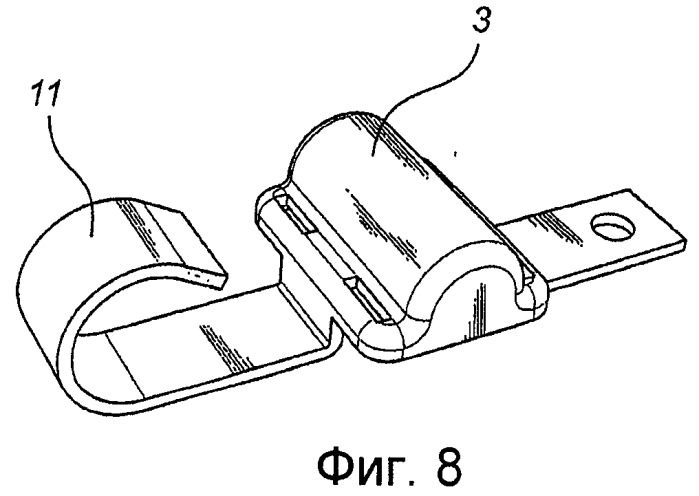 Фиксирующее устройство для шлангового зажима (патент 2397401)