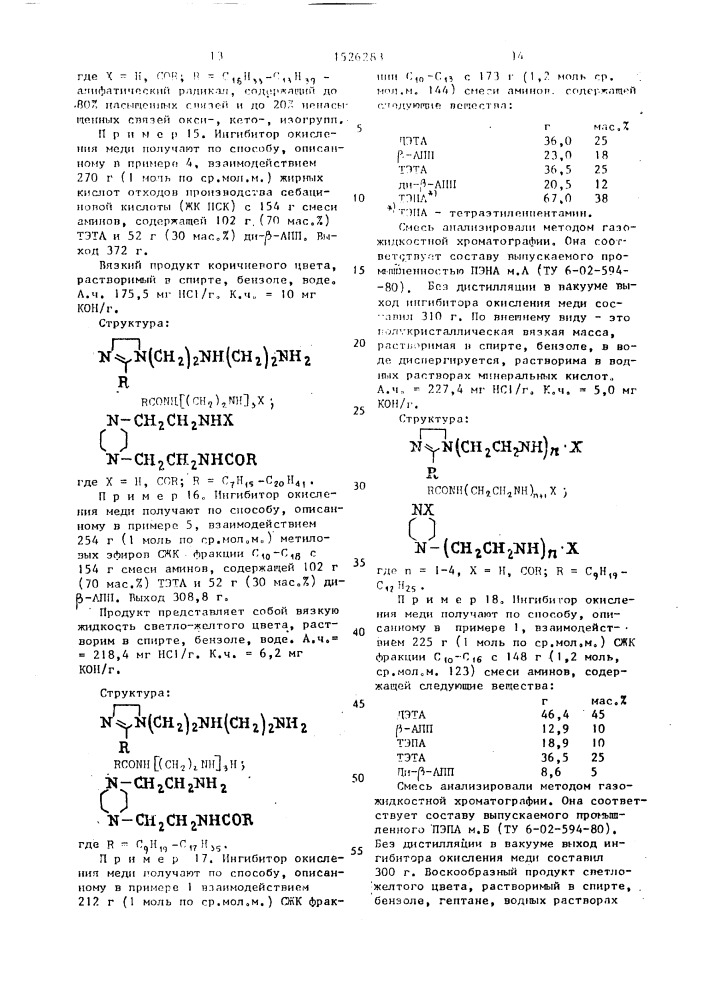 Ингибитор коррозии меди и способ его получения (патент 1526283)