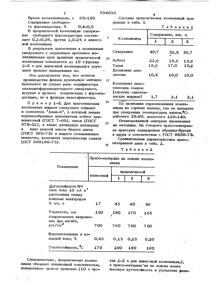 Полимерная композиция (патент 834033)