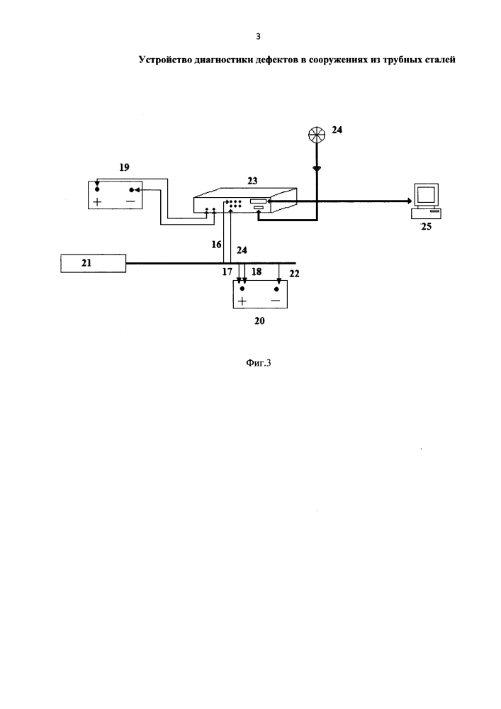 Устройство диагностики дефектов в сооружениях из трубных сталей (патент 2620327)