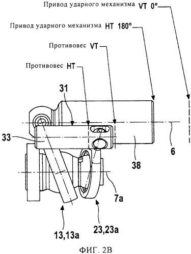 Ручная машина для рабочих инструментов ударного действия (патент 2518020)