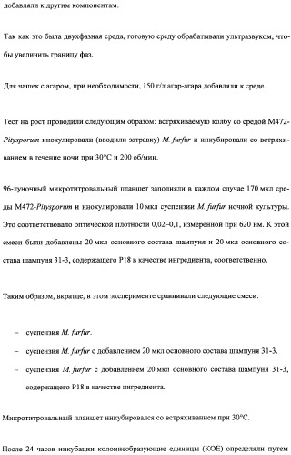 Противоперхотные композиции, содержащие пептиды (патент 2491052)