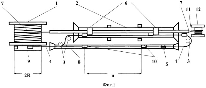 Устройство и способ постановки и выборки гибкой протяженной буксируемой антенны (патент 2477697)