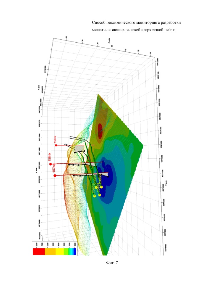 Способ геохимического мониторинга разработки мелкозалегающих залежей сверхвязкой нефти (патент 2667174)