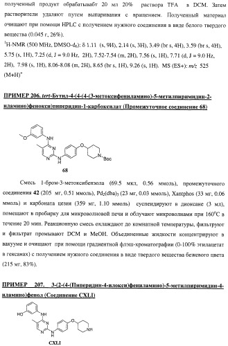 Би-арил-мета-пиримидиновые ингибиторы киназы (патент 2448959)