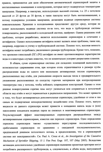 Потолочные сухие спринклерные системы и способы пожаротушения в складских помещениях (патент 2430762)