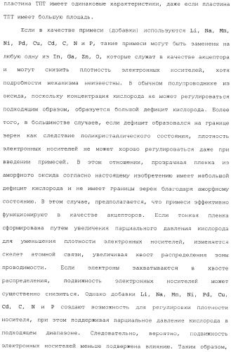 Аморфный оксид и полевой транзистор с его использованием (патент 2369940)