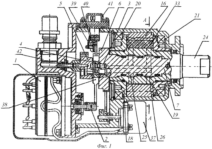 Гидравлический привод дискретного углового перемещения (патент 2445517)