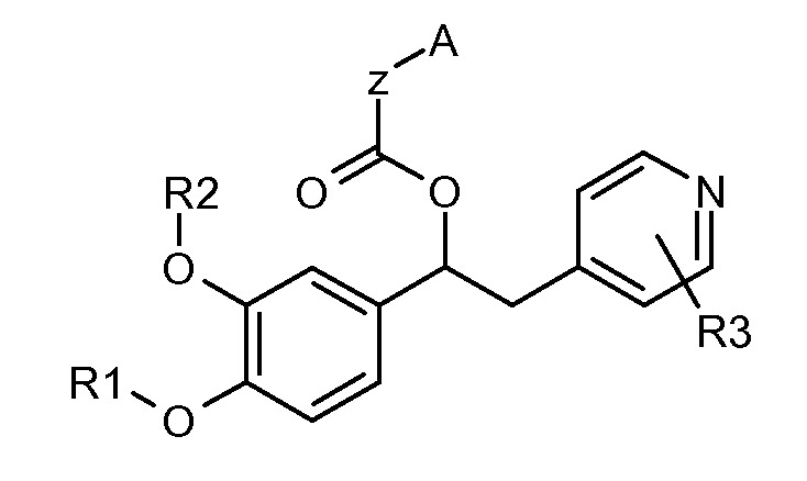Производные 1-фенил-2-пиридинилалкильных спиртов в качестве ингибиторов фосфодиэстеразы (патент 2626956)
