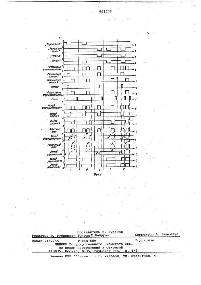 Логическое запоминающее устройство (патент 661609)