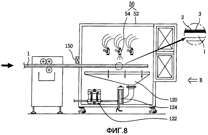 Устройство для нанесения покрытия на поверхность профиля и способ его нанесения (патент 2363547)