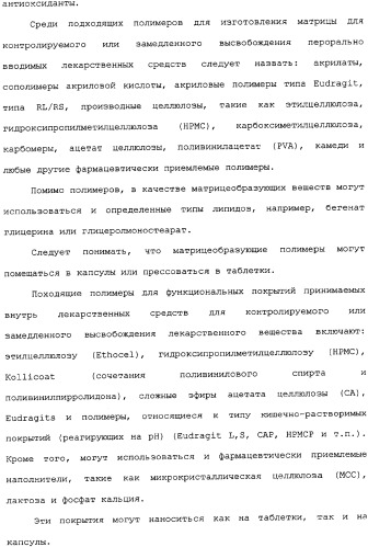Активная доставка лекарственного средства в желудочно-кишечном тракте (патент 2334506)