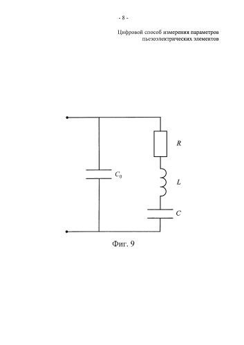 Цифровой способ измерения параметров пьезоэлектрических элементов (патент 2584719)