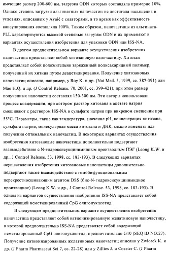 Упакованные иммуностимулирующей нуклеиновой кислотой частицы, предназначенные для лечения гиперчувствительности (патент 2451523)