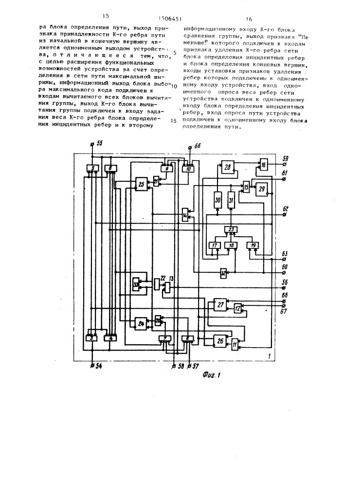 Устройство для анализа параметров сети (патент 1506451)