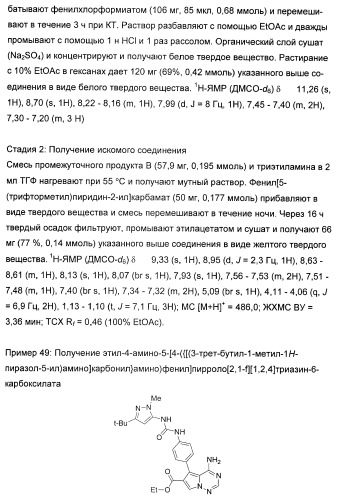Производные пирролотриазина, применимые для лечения гиперпролиферативных нарушений и заболеваний, связанных с ангиогенезом (патент 2401269)