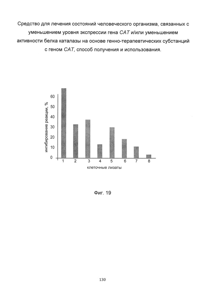 Средство для лечения состояний человеческого организма, связанных с уменьшением уровня экспрессии гена сат и/или уменьшением активности белка каталазы на основе генно-терапевтических субстанций с геном сат, способ получения и использования (патент 2649814)