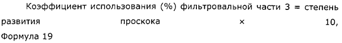 Воздухоочистительное устройство и способ прогнозирования времени проскока для такого устройства (патент 2554793)