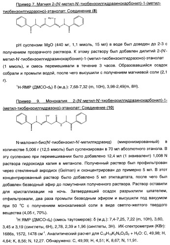 Соли бис-(тиогидразидамида) для лечения рака (патент 2406722)