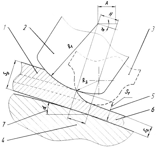 Способ ротационной вытяжки оживальных и конических изделий (патент 2465976)