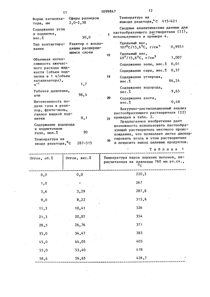 Способ получения жидких углеводородов из бурого угля (патент 1099847)