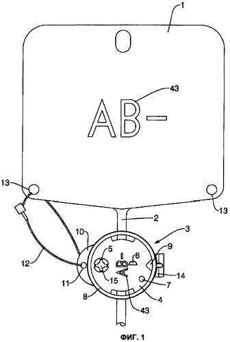 Устройство для безопасного переливания крови или ее компонентов и способ его использования (патент 2361629)