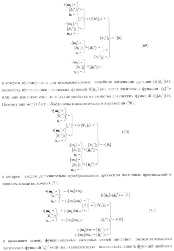 Функциональная входная структура параллельно-последовательного умножителя формата позиционно-знаковой системы счисления f(+/-) (патент 2378684)