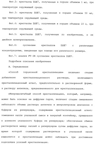 Кристаллические антитела против htnf  (патент 2486296)