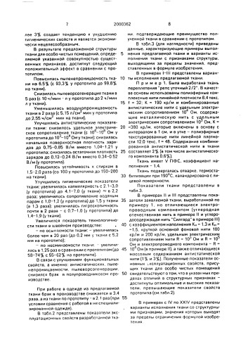 Ткань для особо чистых помещений (патент 2000362)
