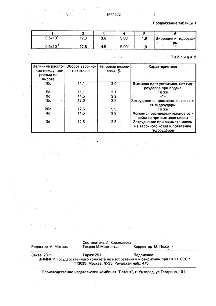 Аппарат для обработки целлюлозосодержащего материала (патент 1664932)