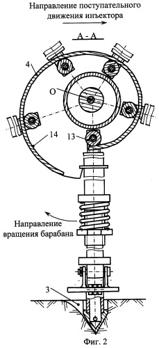 Инъектор для внесения жидкостей в почву (патент 2250592)