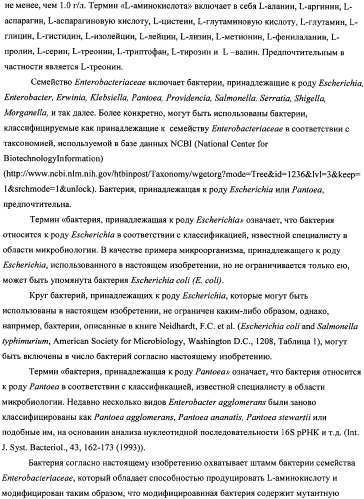 Мутантная iib/iic субъединица глюкозоспецифической пермеазы системы pts, фрагмент днк, бактерия, принадлежащая к роду escherichia, - продуцент l-треонина и способ получения l-треонина (патент 2335536)