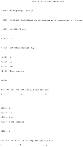 Новые пептиды и их применение в терапии (патент 2326125)