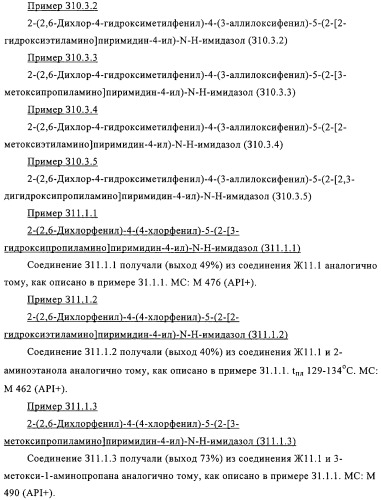 2-(2,6-дихлорфенил)диарилимидазолы, способ их получения (варианты), промежуточные продукты и фармацевтическая композиция (патент 2320645)