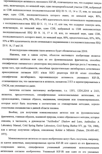 Новые анти-igf-ir и их применение (патент 2406729)