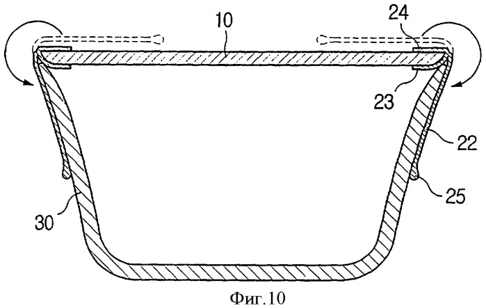 Крышка контейнера (патент 2337042)