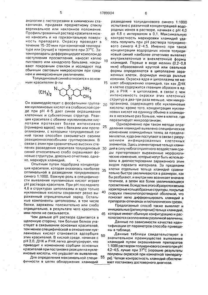 Способ выявления хламидий (патент 1789904)