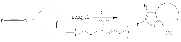 Способ получения 11,12-диалкил-10-магнезабицикло[7.3.0 1,9]додека-8,11-диенов (патент 2349594)