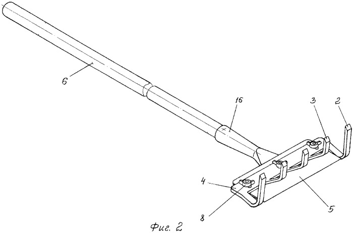 Комбинированное ручное орудие для удаления сорной растительности (патент 2316961)