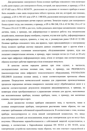 Запитанный от внешнего электрического источника энергоснабжения электронный блок полевого прибора (патент 2394354)