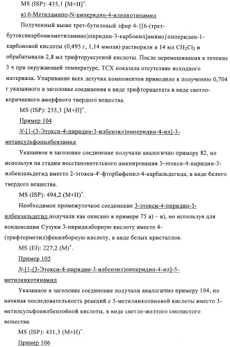 Производные пиперидин-4-иламида и их применение в качестве антагонистов рецептора sst подтипа 5 (патент 2403250)