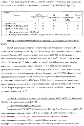 Способ продукции 4-гидрокси-l-изолейцина (патент 2402608)