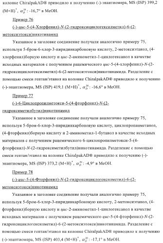 Производные пиридин-3-карбоксамида в качестве обратных агонистов св1 (патент 2404164)