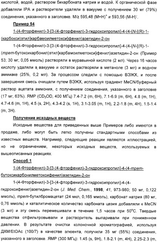 Производные дифенилазетидинона, способы их получения, содержащие их фармацевтические композиции и комбинация и их применение для ингибирования всасывания холестерина (патент 2333199)