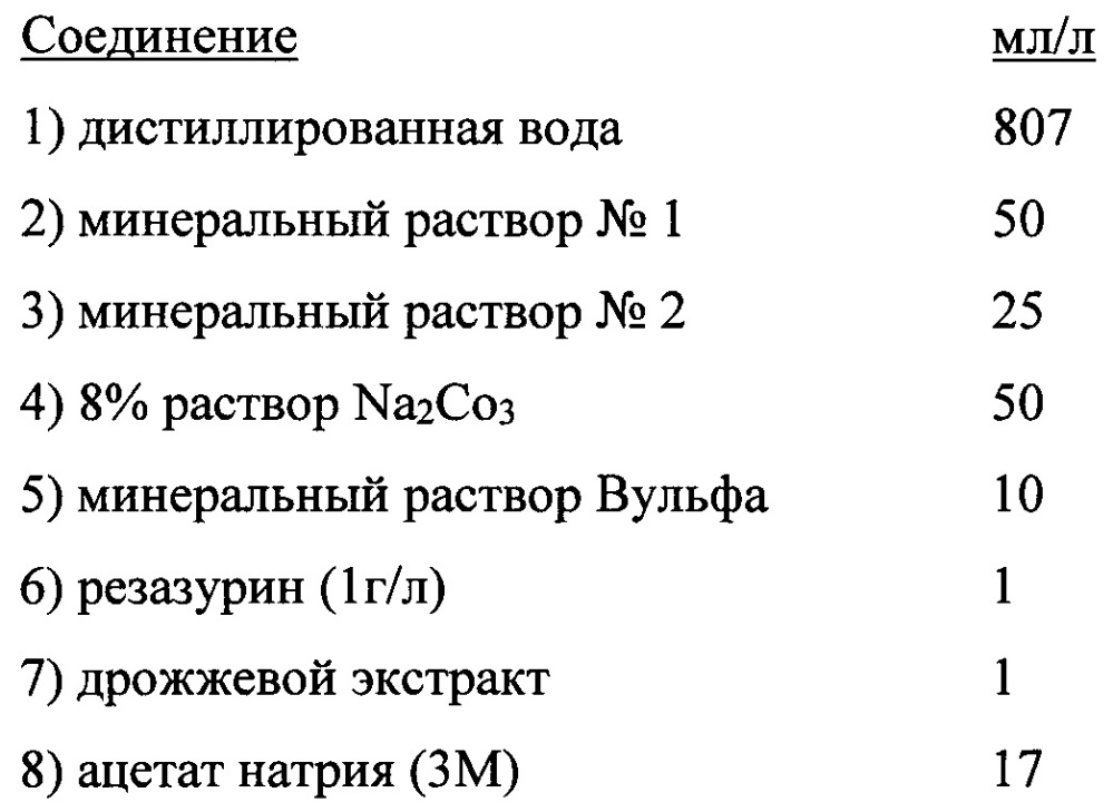 Способ культивирования ацетогенных бактерий на синтез-газе (патент 2629997)